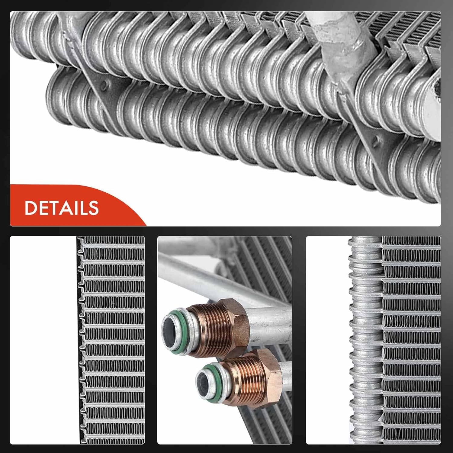 A-Premium Front AC Evaporator Core Compatible with Ford Thunderbird 2002-2005 & Lincoln LS 2000-2006 & Jaguar Super V8 2005-2009, S-Type 2000-2008