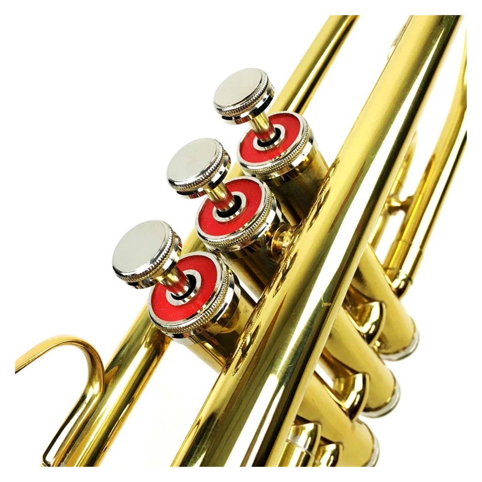 początkujących trąbka Standardowa Trąbka Instrument Dęty Mosiężny Lakier Złoty B-płaski Instrument Dęty Trąbkowy Studencki Trąbka