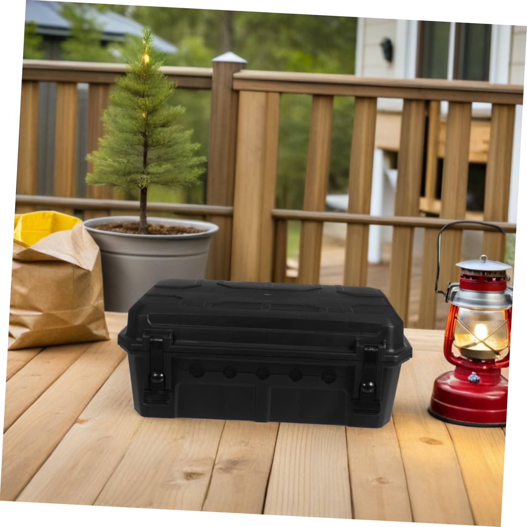 Cabilock Caja Eléctrica Exterior Para Jardinería Calentadores De Patio y Luces De Cadena Conector De Unión Resistente Intemperie