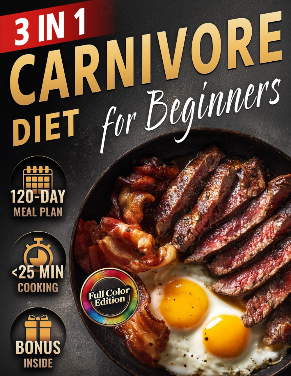 Carnivore Diet Cookbook for Beginners: Quick, Easy & Delicious High-Protein, Low-Carb Guide to Boost Energy, Stabilize Blood Sugar & Support Weight ... (The Most Complete Carnivore Cookbook Series)