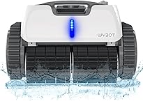 WYBOT Poolroboter Akku 120 Minuten für Boden,Wasserlinie,und Wandreinigung mit Dreifachmotor,Poolsauger Akku Kabellos,Schnellladung Vollautomatisch Poolreiniger für Bodeneingelassene Pools bis zu 120㎡