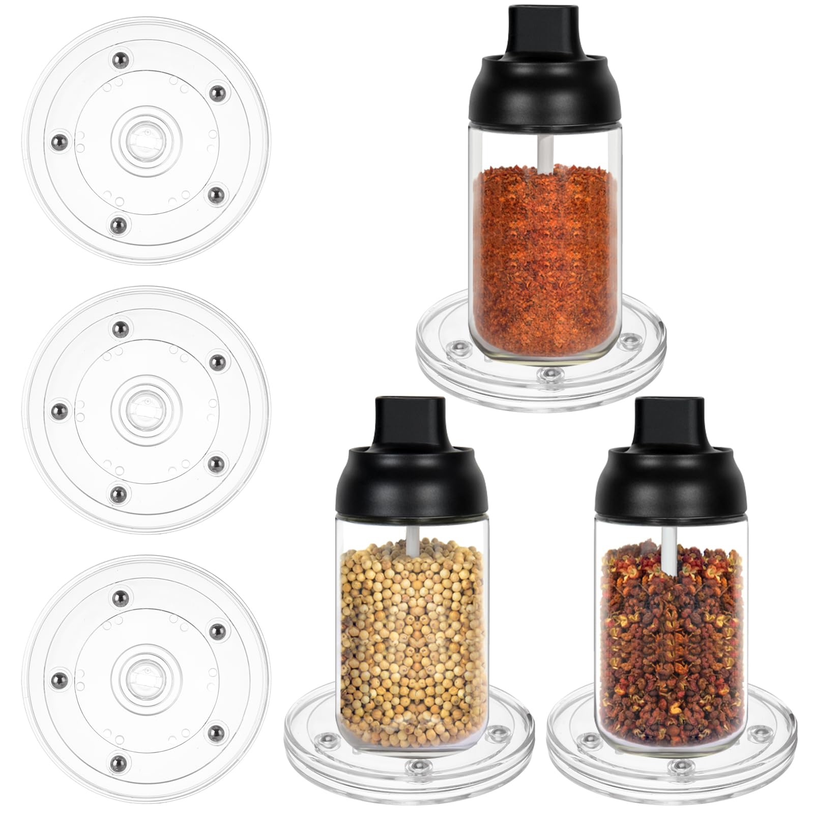 Lazy Susan de 10,2 cm idéal pour organiser le comptoir de salle de bain et le maquillage