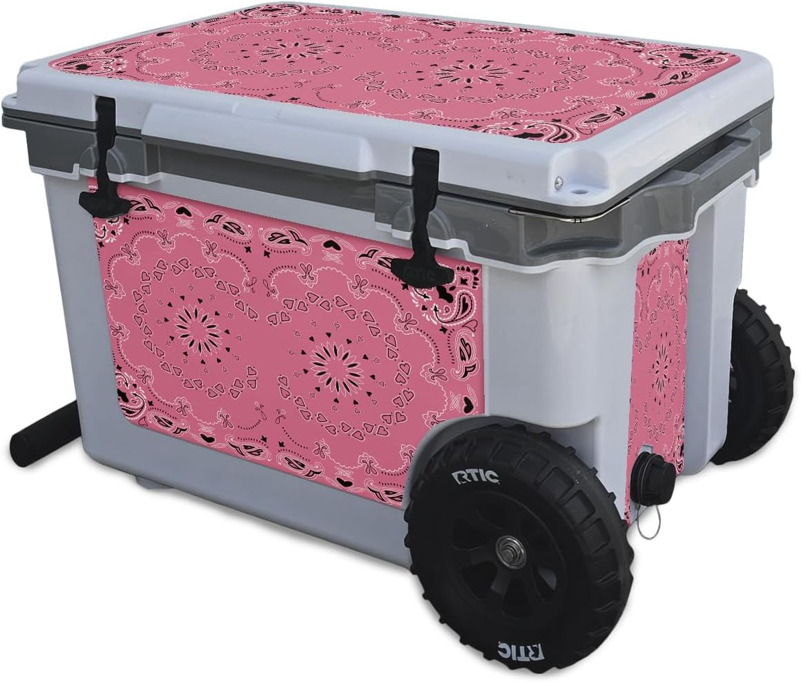Cooler Skin Compatible with RTIC 45 QT Ultra-Tough Wheeled Cooler - Hustle - Premium 3M Vinyl Protective Wrap Decal Cover - Easy to Apply | Crafted in The USA by MightySkins
