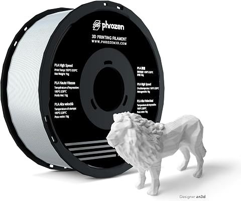 Phrozen Filamento PLA ad Alta Velocità 1.75mm | Materiali per Filamento Stampante 3D | Alta Velocità fino a 600 mm/s | Bobina da 1KG (2,2 LBS) -