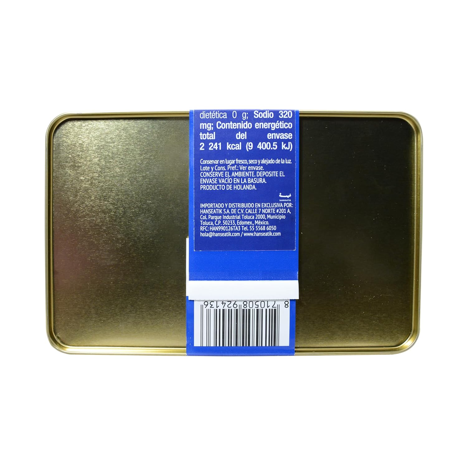 De Ruiter Speculaas Cookie Tin 450g (Pack of 1)