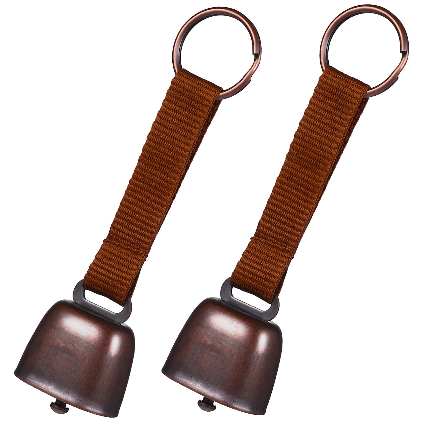 FOYTOKI Outdoor Bear Bell 2pcs Kawaii Design Loud Sound Ideal for Mountain Climbing Hiking Backpacking