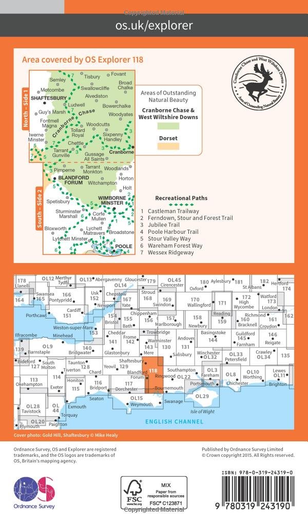 Shaftesbury, Cranbourne Chase, Poole, Wimbourne Minster and Blandford