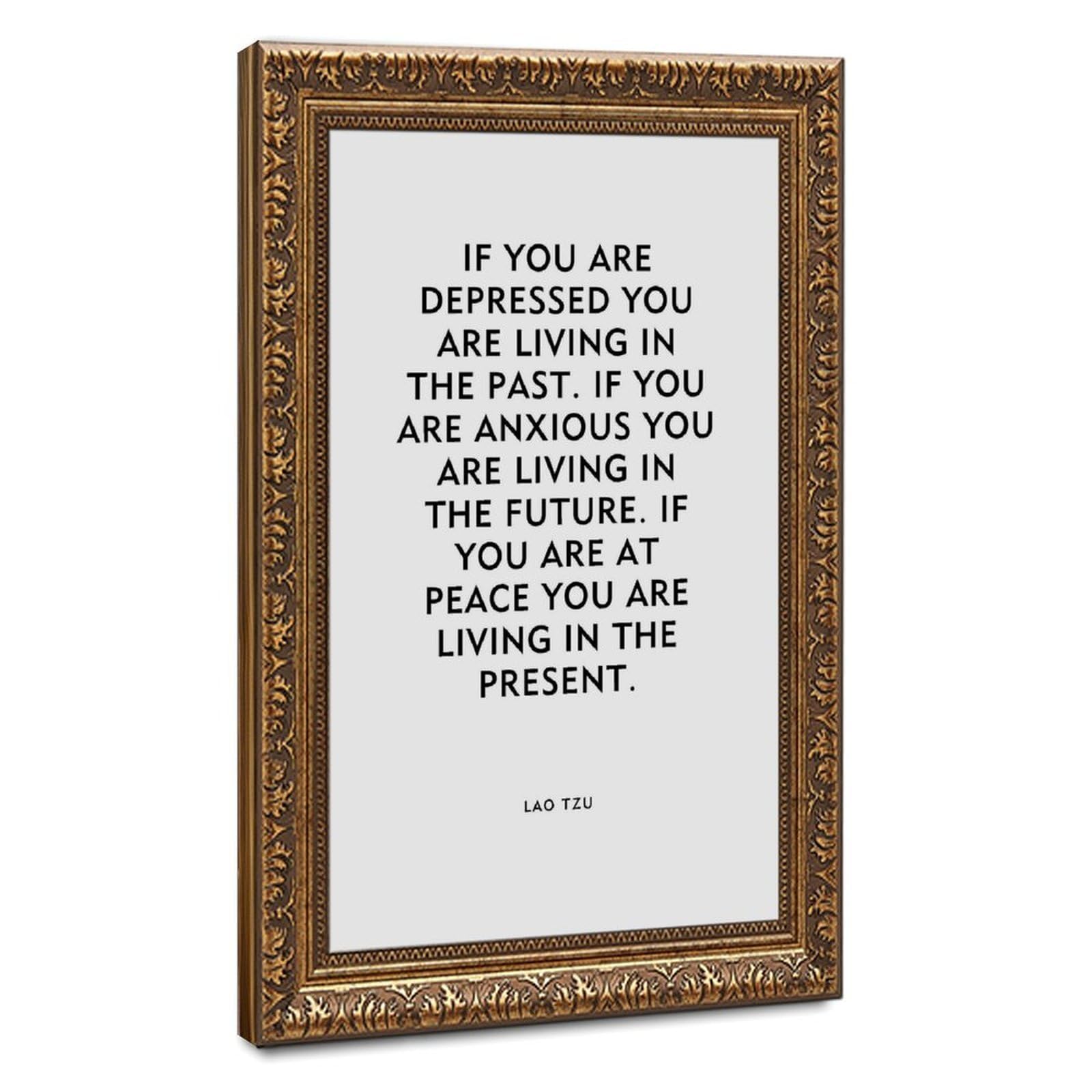 ELKPDOE Past Present Future Poster Motivational Quotes