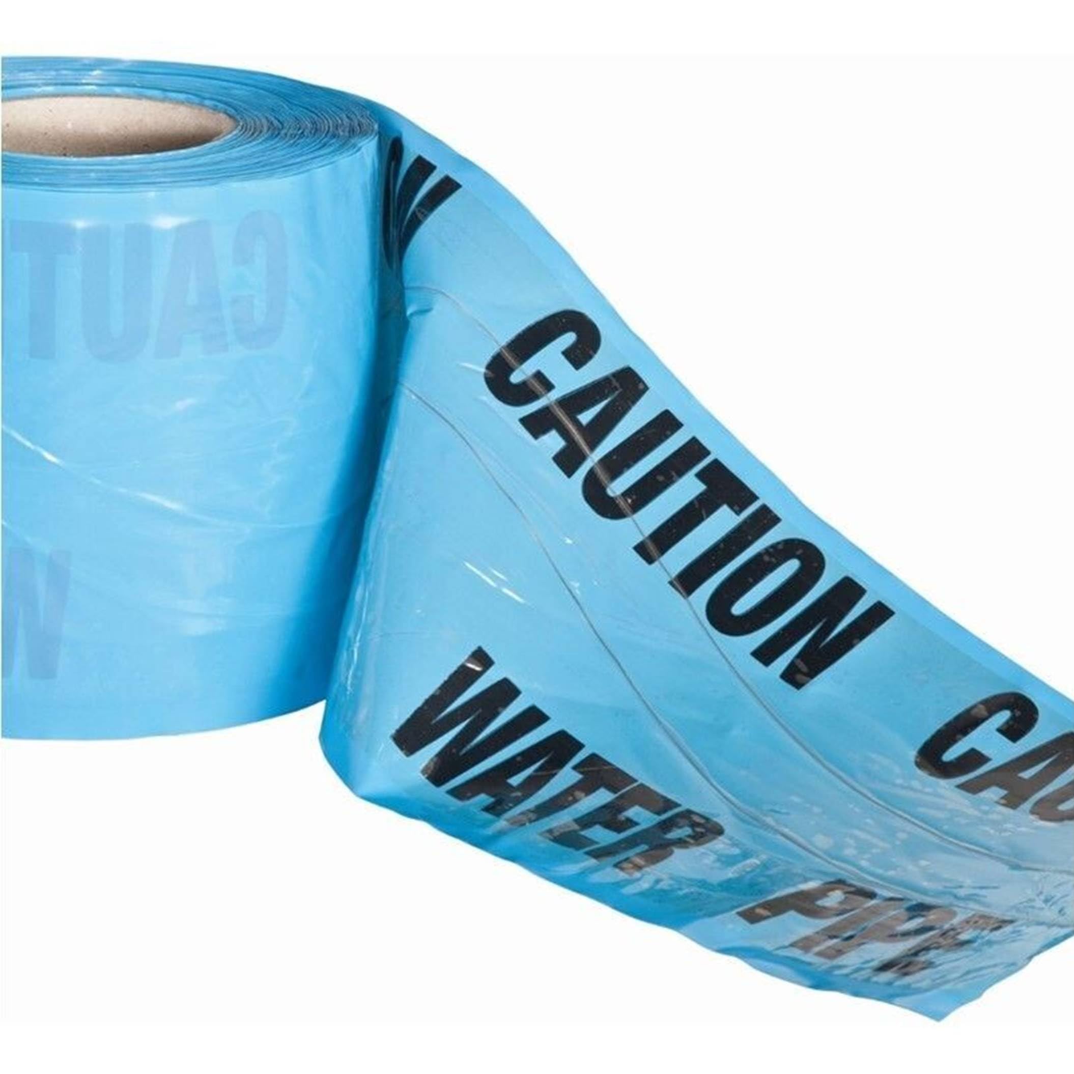 PDL – PegDev - High-Visibility Underground Detectable Warning Tape Water 150mm x 3m - Durable & Rot Resistant
