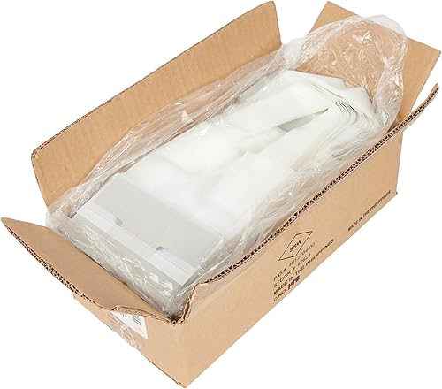 Miniatura 7 de SSWBasics Bolsas de compras pequeñas de plástico esmerilado transparente - 5" x 3" x 7" - Caja de 100