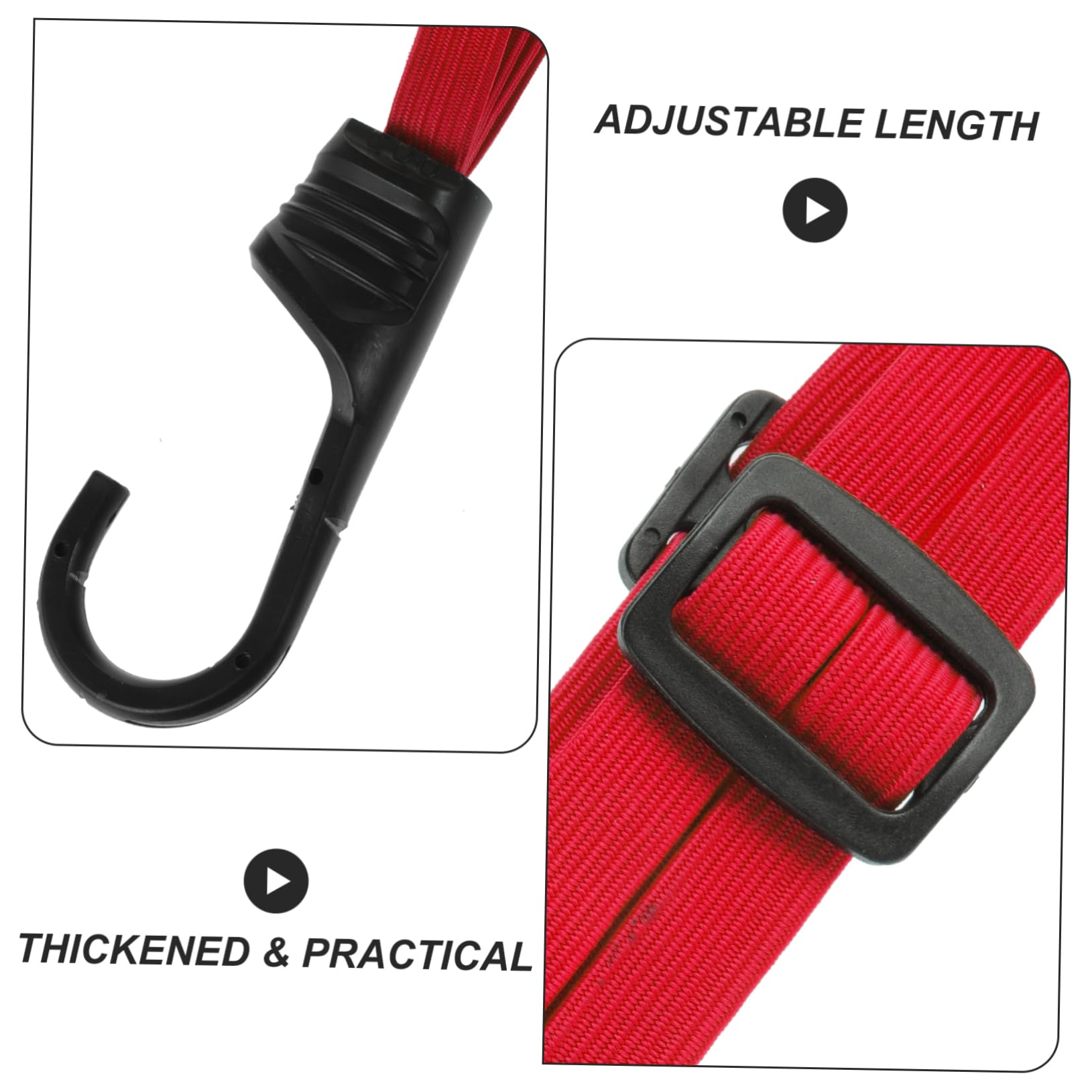 Luxshiny Motorcycle Strap Elastic Rope for Secure Luggage Strong Hold Accessories for Motorcycles and Electric Bikes Durable Mesh Design