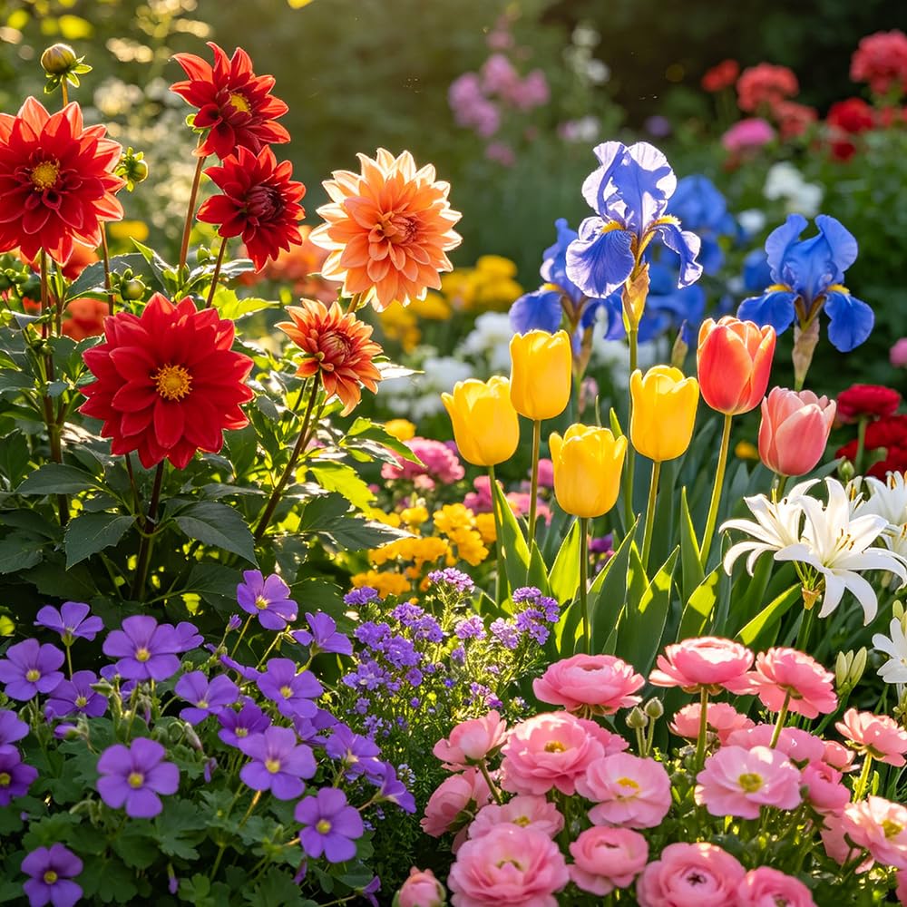 FioriRizoma multicolore - balcone di d'appartamento esotiche balcone primavera giardino copertura 30Bulbi