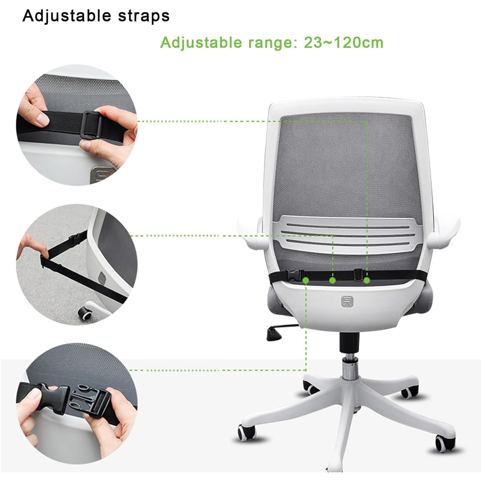 Cojín de cuña para Asiento de Coche para Personas de Baja Estatura, Asiento Elevador de Coche para Conductores de Baja Estatura, Espuma viscoelástica para Silla de Oficina, Almohada de Suelo