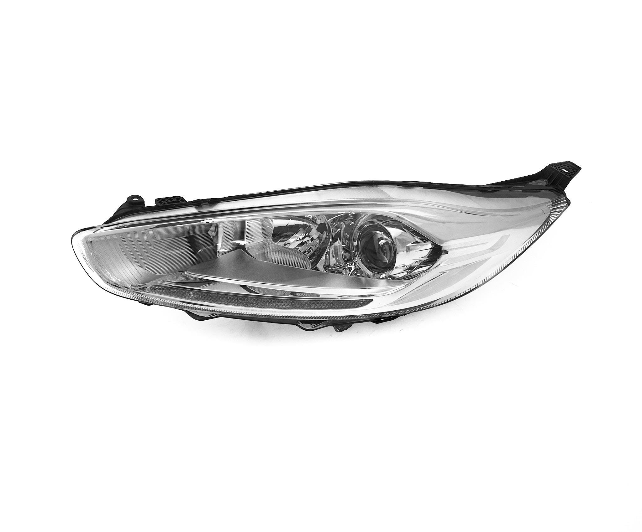 auto Fari anteriori Sinistra C1BB-13W030-CG compatibile per FORD FIESTA 2013-2017, elettrico, con motore, H1/H7, Led, PY21W, ECE, con luce di marcia diurna (LED)