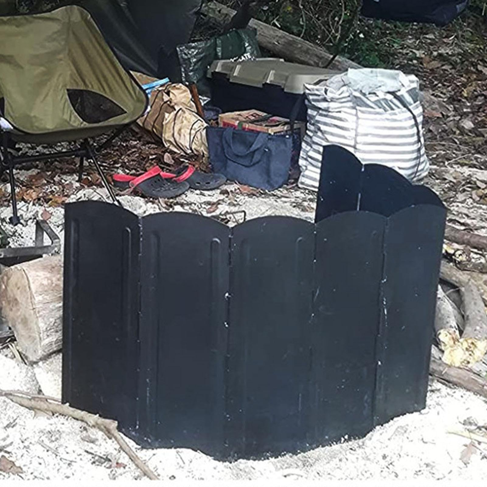 Parabrezza per stufa da campo, Parabrezza per stufa pieghevole Protezione