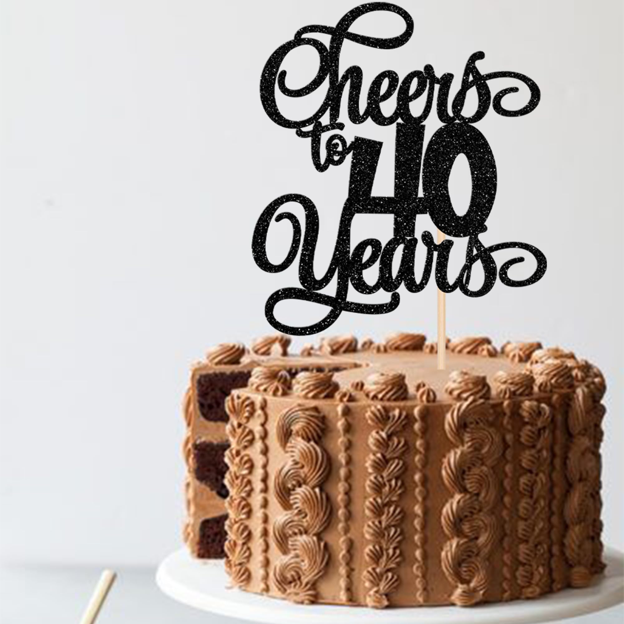 Buy Legend Since 1983 Cake Topper 40th Birthday Happy Birthday Cake Topper Men And Women Cheer 40 Years Old Handmade Black Glitter Cake Decoration