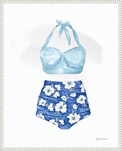 Amanti Art Lienzo enmarcado para pared (23 x 28 pulgadas) Cottage at the Cape XVIII por Cynthia Coulter Flotador lienzo enmarcado para decoración de