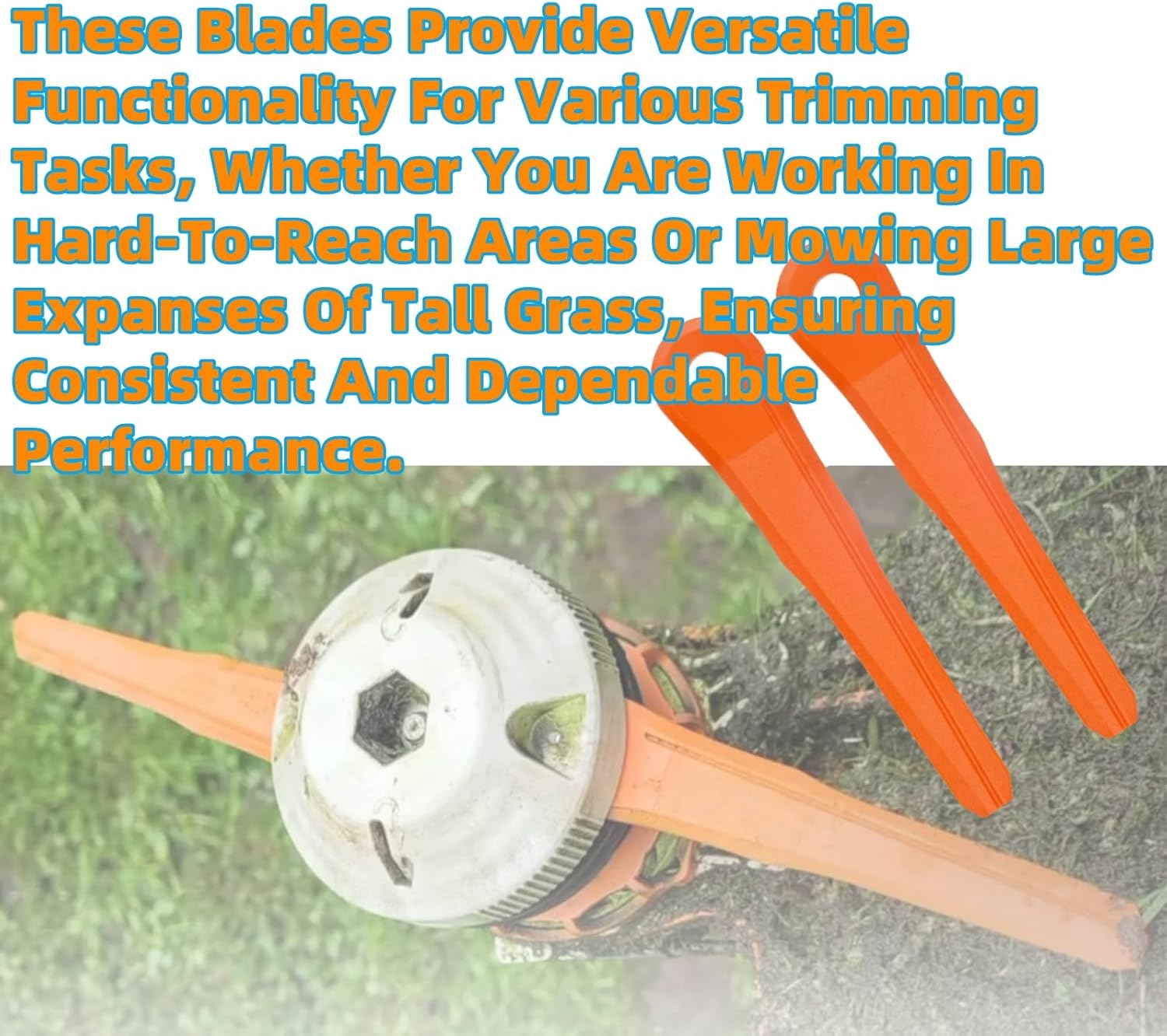 (22pk) 6-2 Weed Eater Blades Fits for Stihl PolyCut 6-2 6-3 7-3 28-2 48-2 Weed Eater Trimmer Head, Replaces 4002 007 1000 Mowing Head Blades, Plastic Trimmer Blades