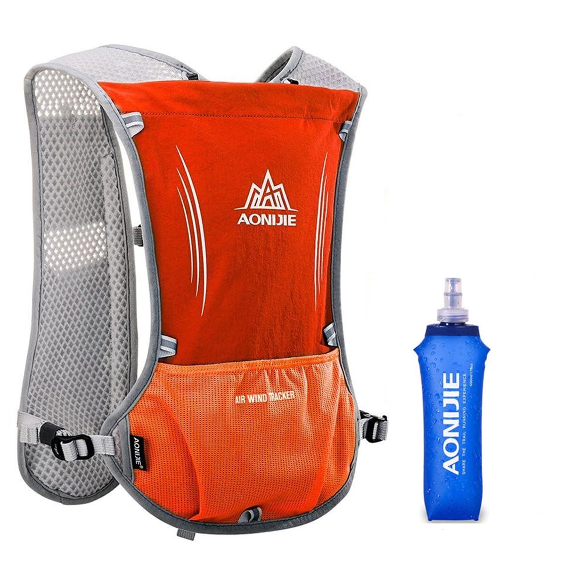 Laufrucksack Trinkrucksack 5L Leichter Laufen Rucksack Fahrradrucksack mit Optional Trinksystem für Damen Herren-AONIJIE