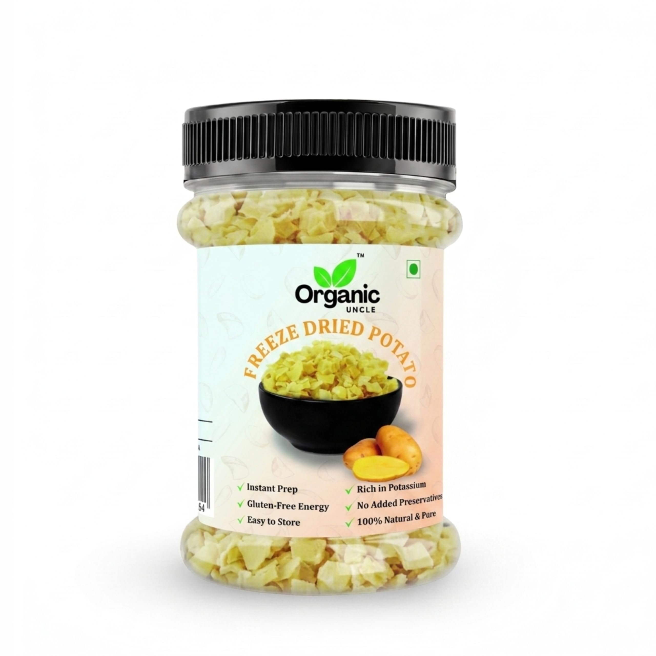 Organic Uncle Freeze Dried Potato | Crispy Potato Snack | Made from Real Potatoes | Ready to Eat | No Added Preservatives –50GM-image-20