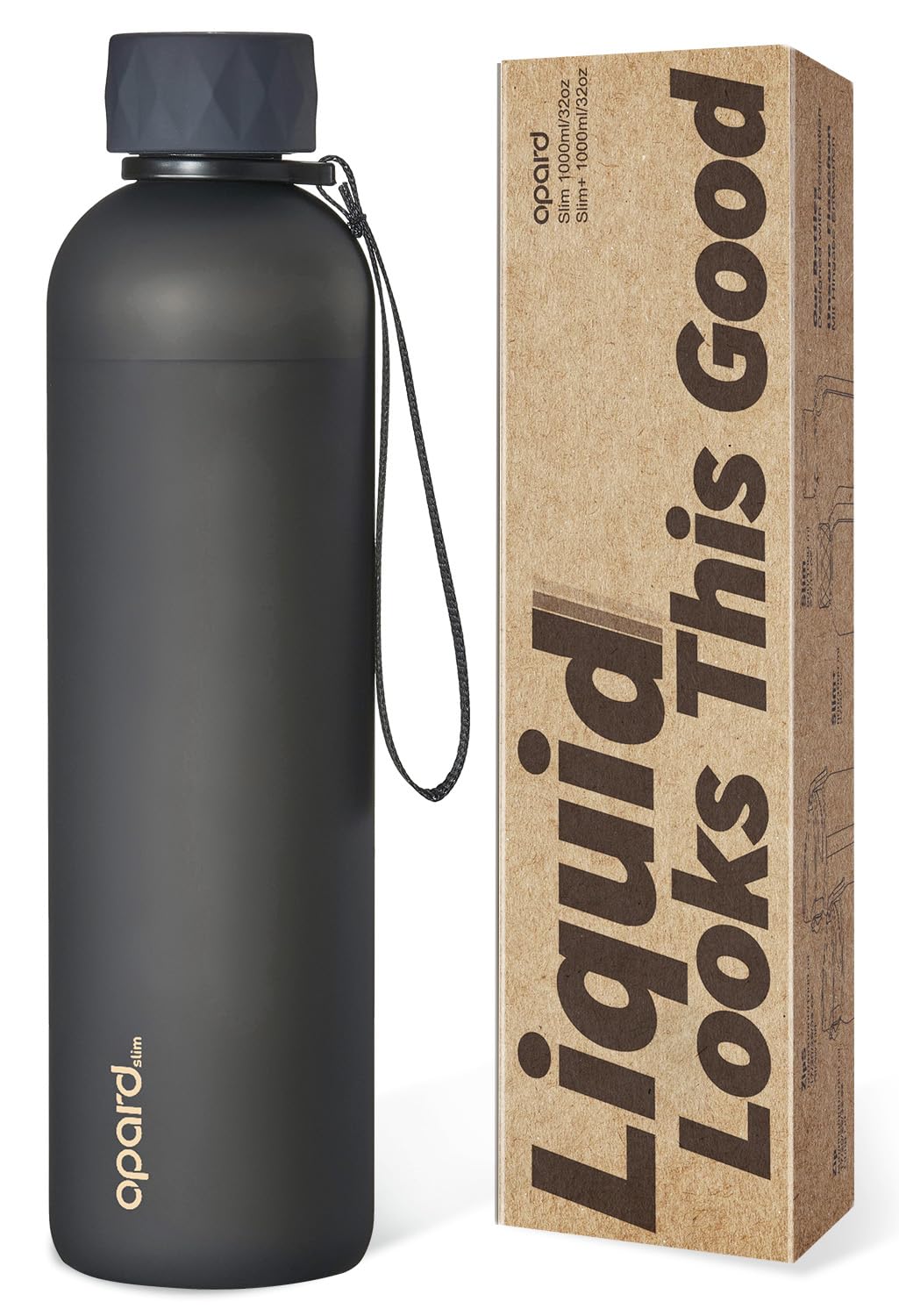 Bouteille d'eau fine étanche et réutilisable pour éviter les fuites de sac