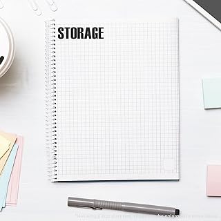 MaxStamp - Large Self-Inking Storage Stamp (Blue Ink)