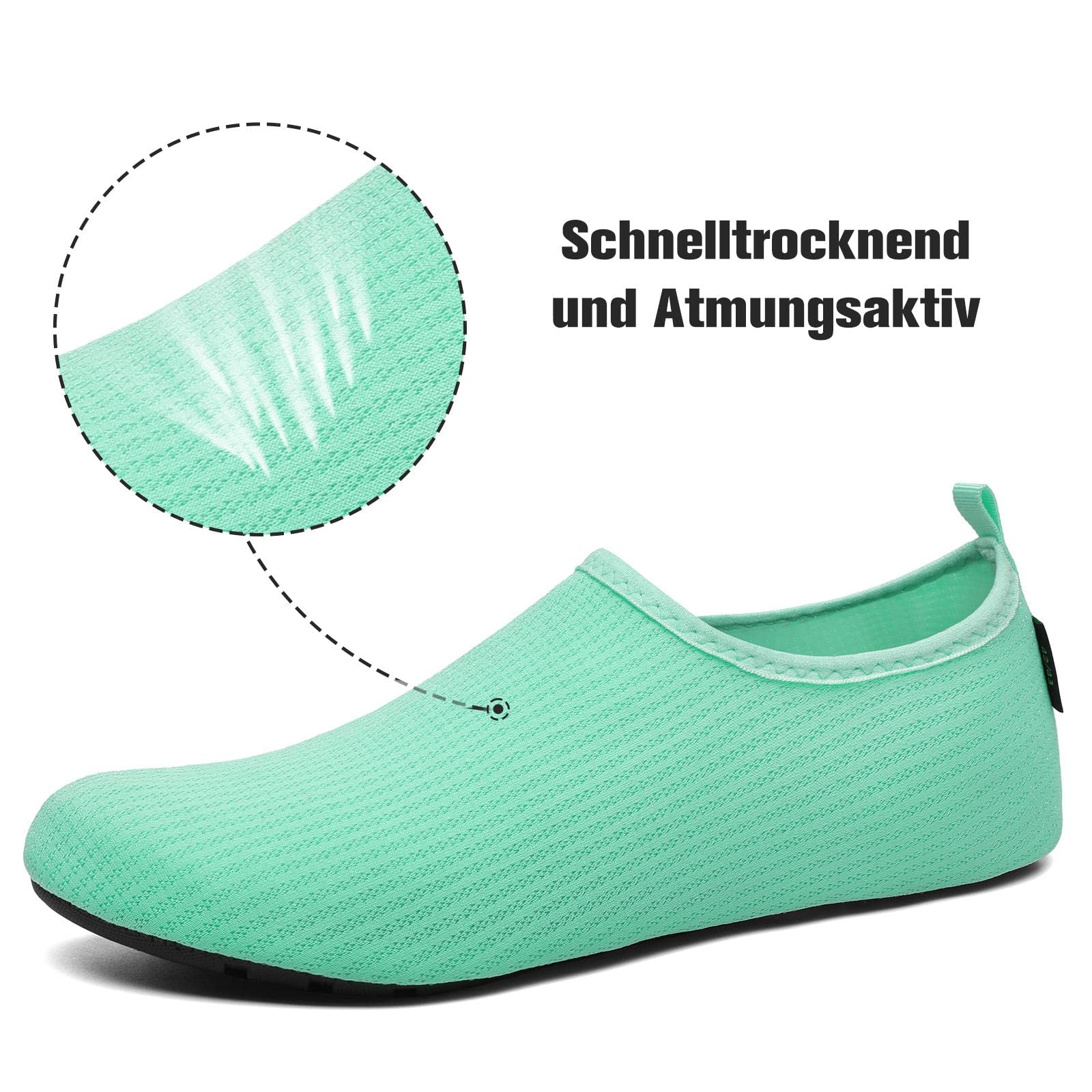 SAGUARO Scarpe da Scoglio Asciugatura Rapida con 7 Fori di Drenaggio per Donna Uomo Rombi Gr.36-47