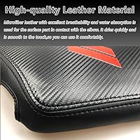Vista 24 de Funda para reposabrazos de consola central, de piel, antiarañazos, protector de reposabrazos central, accesorios de decoración interior, compatible