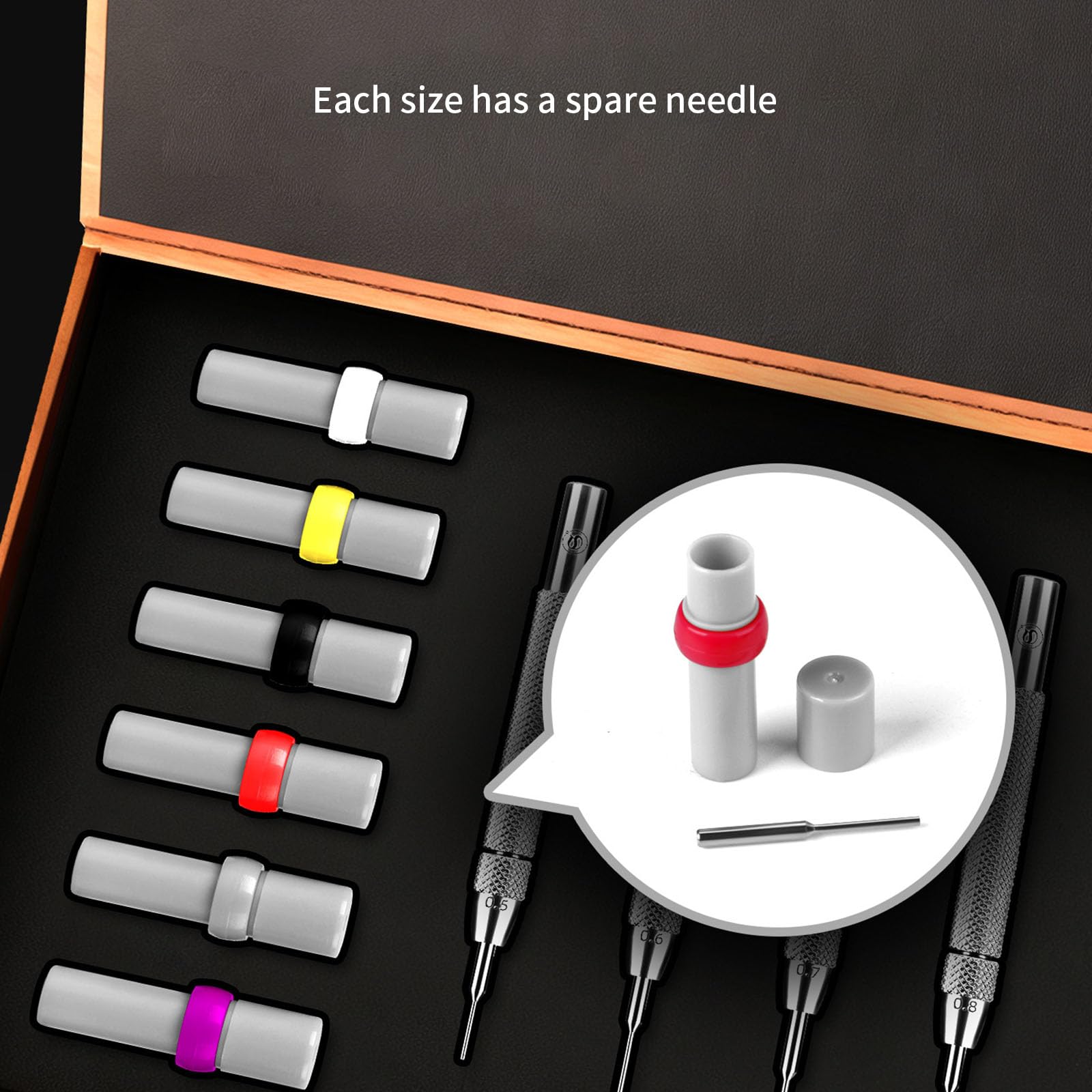 Lot de 6 outils de retrait de maillons de montre en acier inoxydable pour réparation professionnelle et ajustement de bracelet
