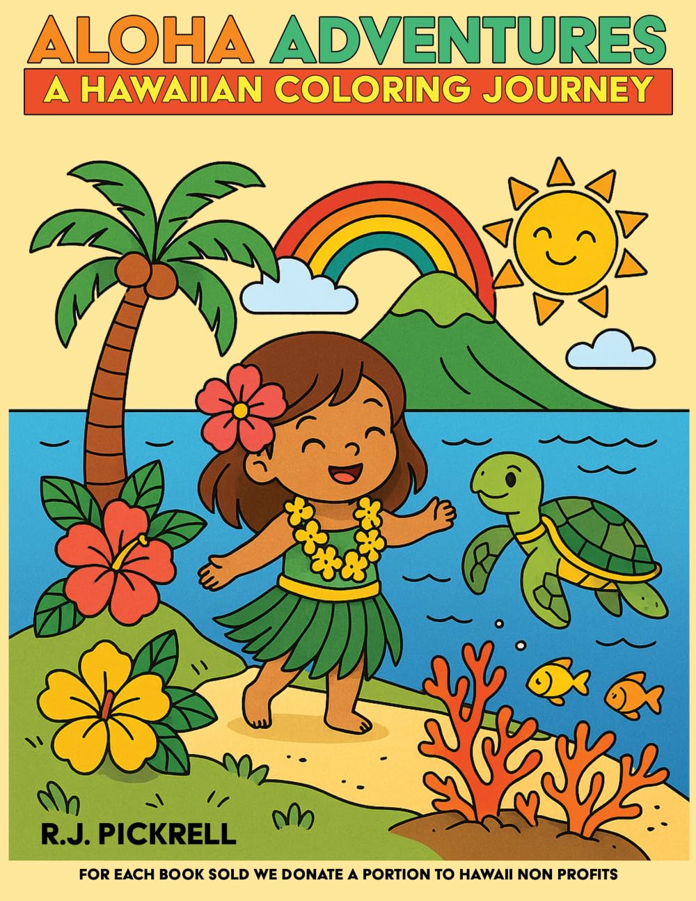 Aloha Adventures: A Hawaiian Coloring Journey
