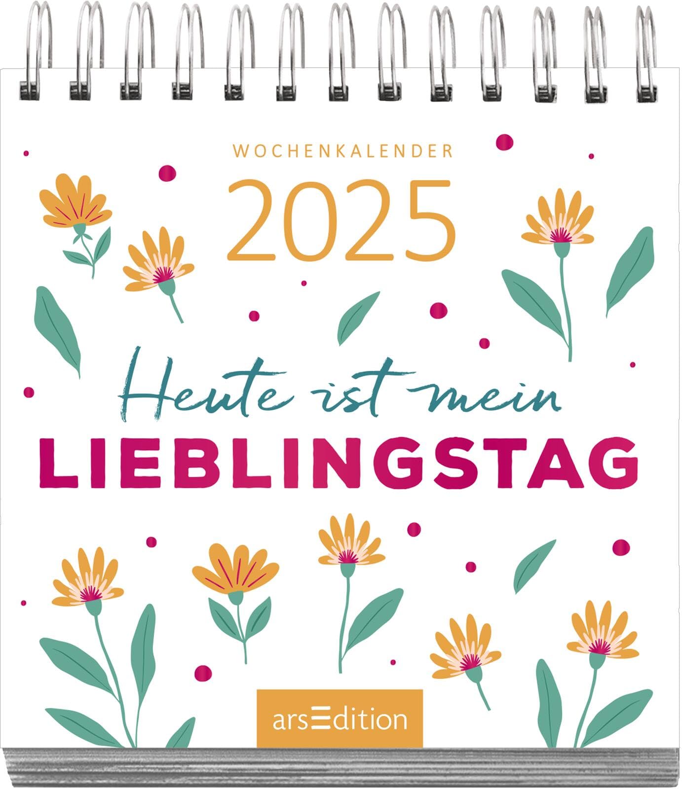 Display Mini-Wochenkalender 2025: Mit 12 x 5 Ex. | Kleine Tischkalender voller Inspirationen für jeden Tag