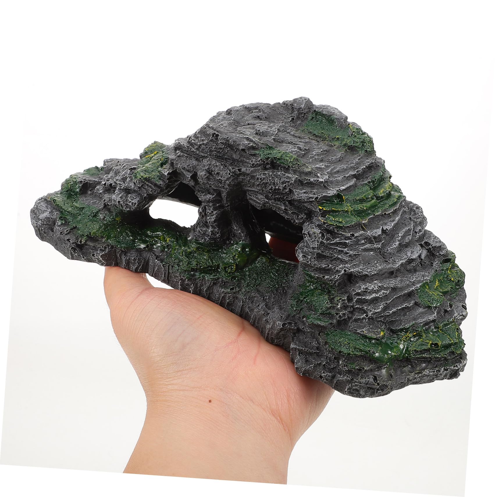 Toddmomy Realistic Turtle Basking Platform Rockery Decoration for Reptile Terrariums Tortoise Supply Aquarium Accessory for Turtle Tanks