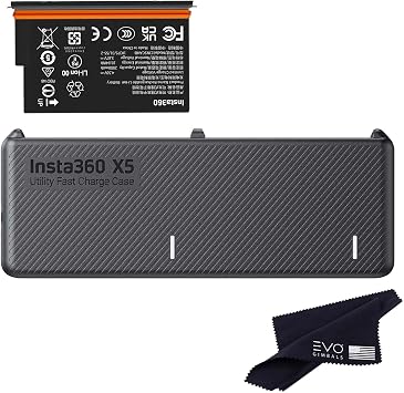 Insta360 X5 Ultra Battery2800mAh& Fast Charge Hub Bundle/Only for Insta360 X5 360 Camera 1 Ultra Battery+1 Charger