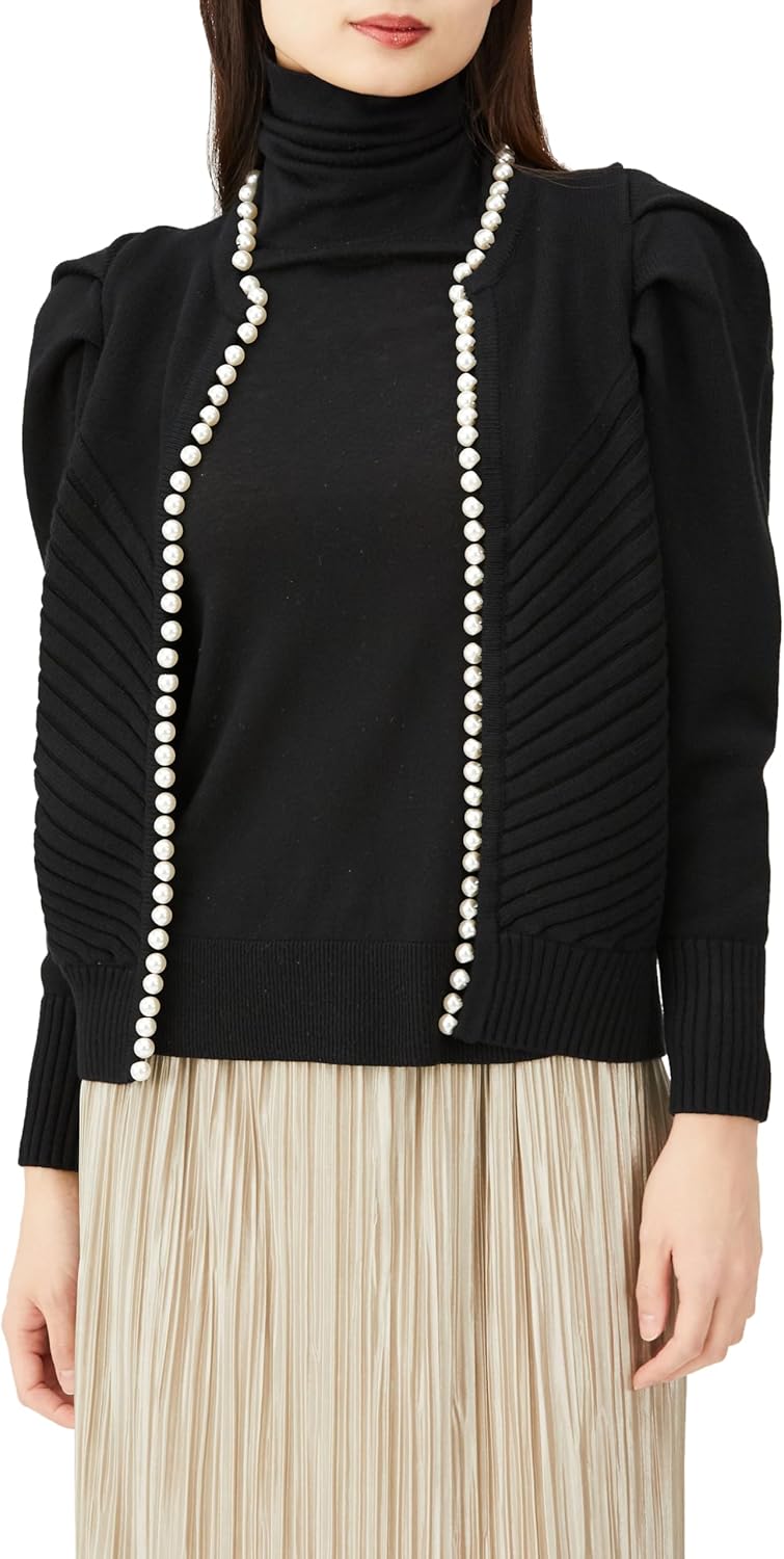 Amazon | [ダブルスタンダードクロージング] Sov.パフスリーブニット  