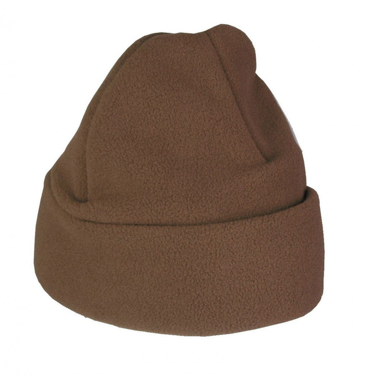 Childs Fleece Hat, Brown, Medium