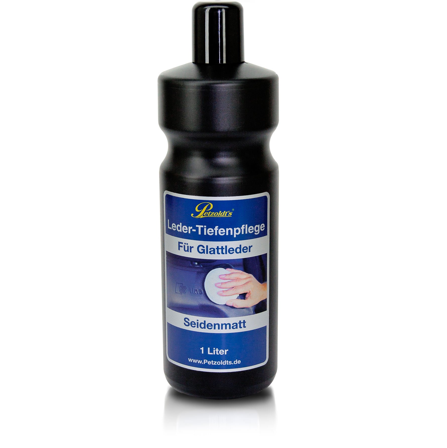 1 Liter Petzoldts moderne Premium Ledertiefenpflege, Seidenmatt, mit UV-Schutz