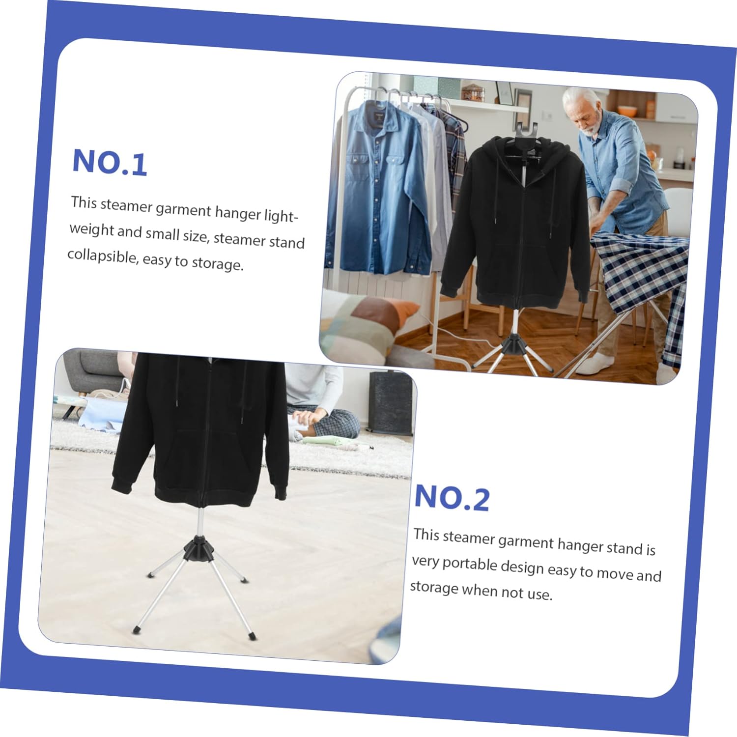 HEALLILY 1set Hand Held Steamer Hanger Accessory Hanger Hooks Stand for Clothes