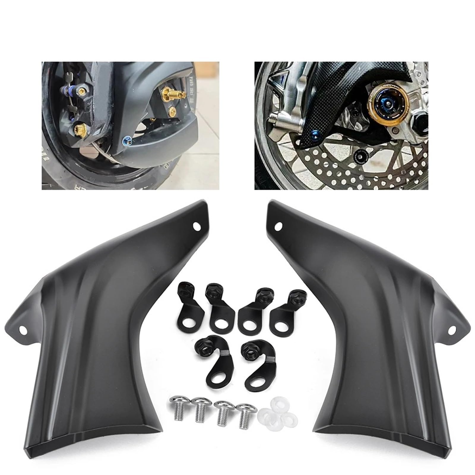 Refrigeración de Pinza de Freno Cubierta de refrigeración de la Pinza de Freno Compatible con BMW S1000R, S1000RR, S1000XR, M1000RR, HP4 y Yamaha YZF-R1, YZF-R1M y YZF-R6.