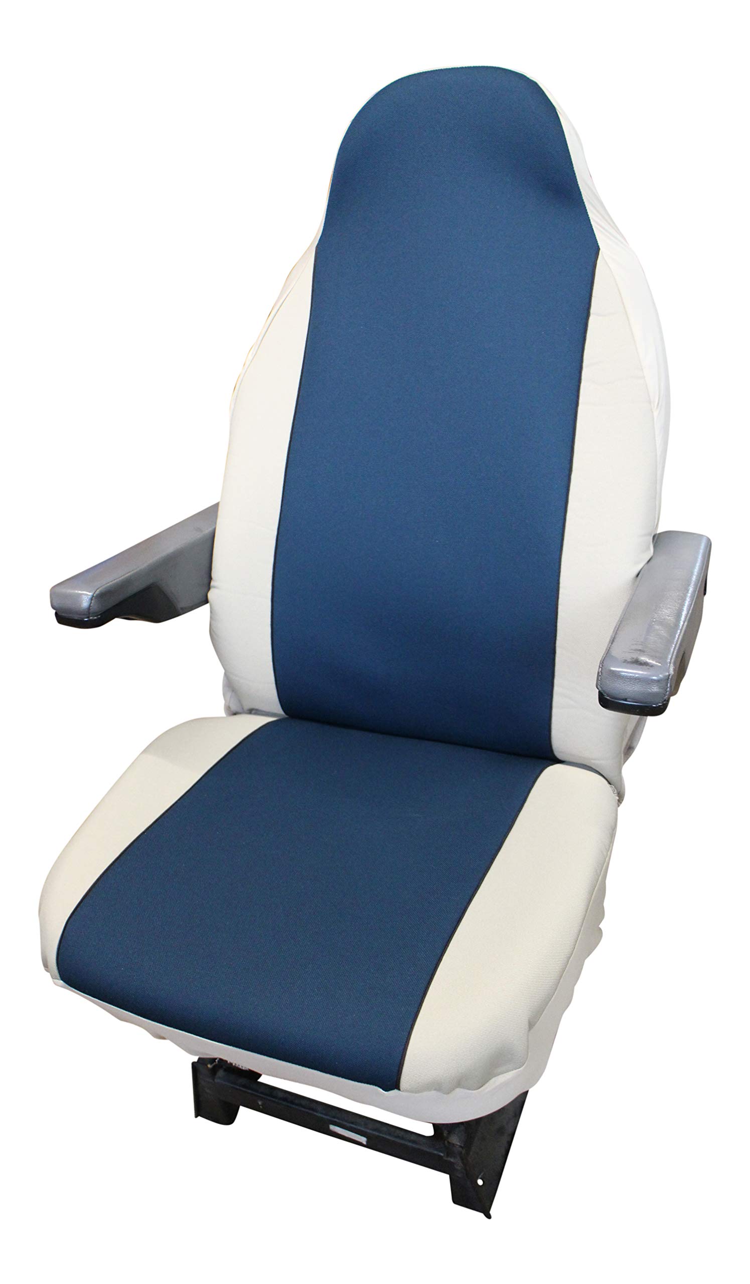 Housses de siège de pour Camping-Car Coupe Universelle [Choix de 8 Tissus] - Jelly Blue
