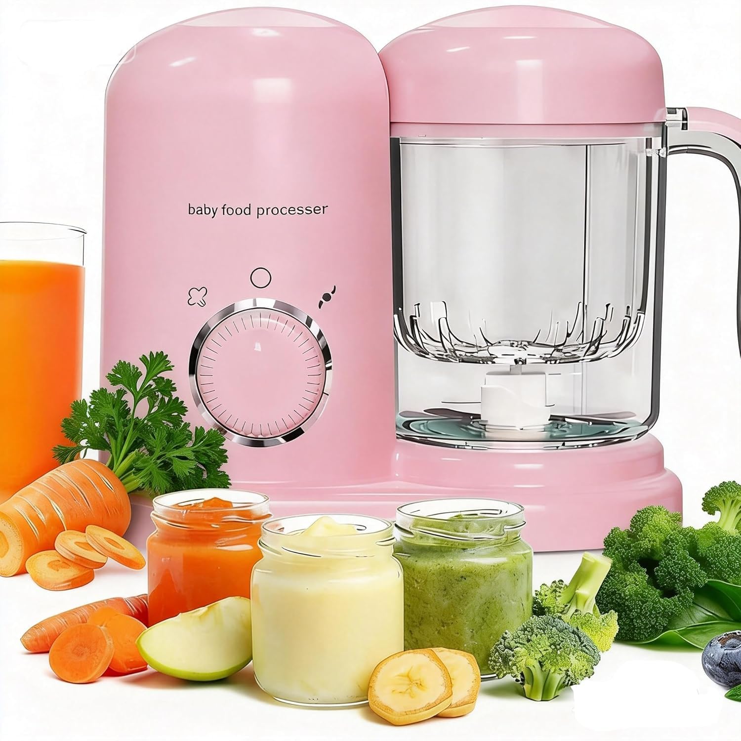 Robot Cooker Mixer Bambino Cottura Vapore e Mixaggio Automatico