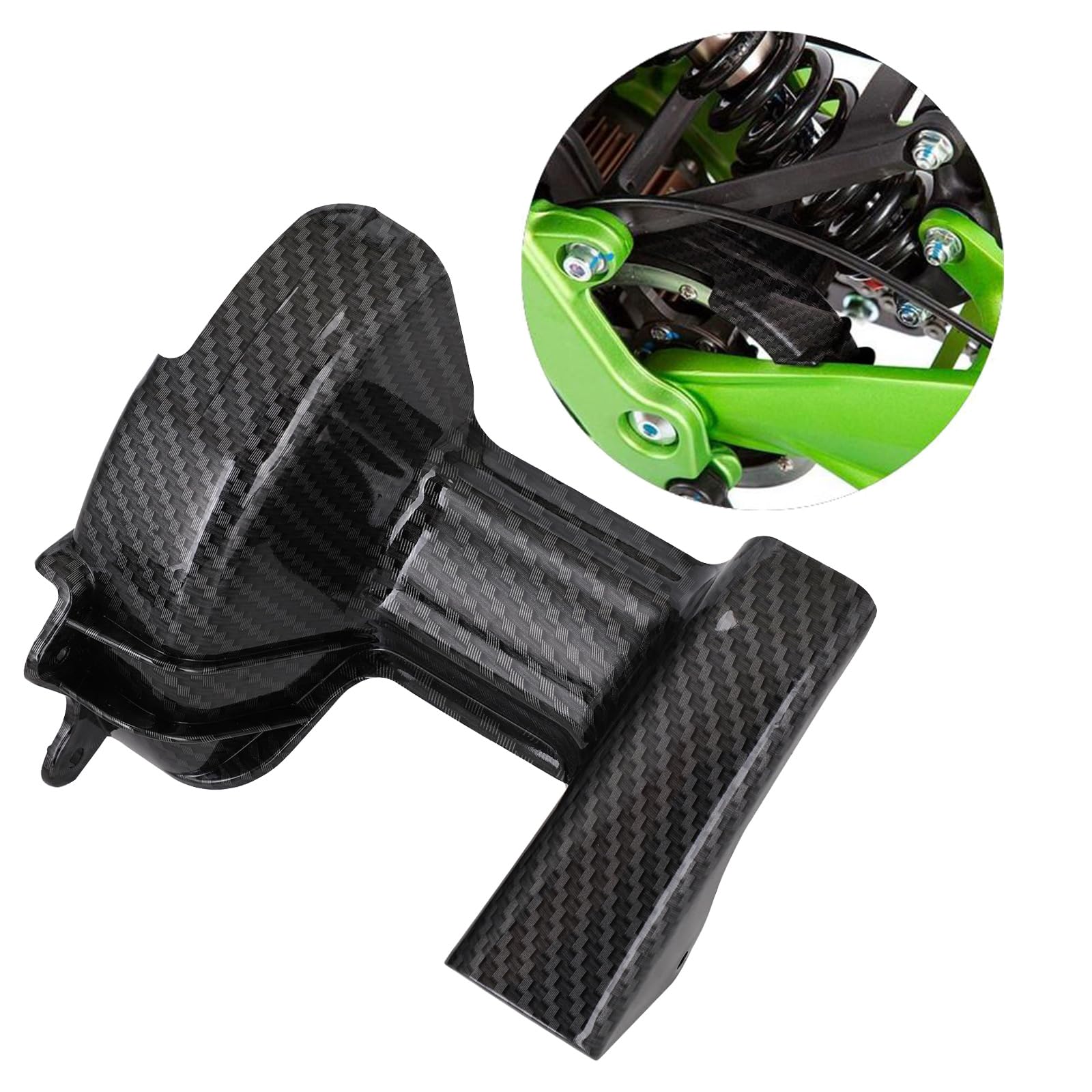 Center Axle Guard for Surron,Carbon Fiber Pattern Middle Axis Sleeve Protection Cover Shield for Electric Dirt Bike Surron Light Bee S and X