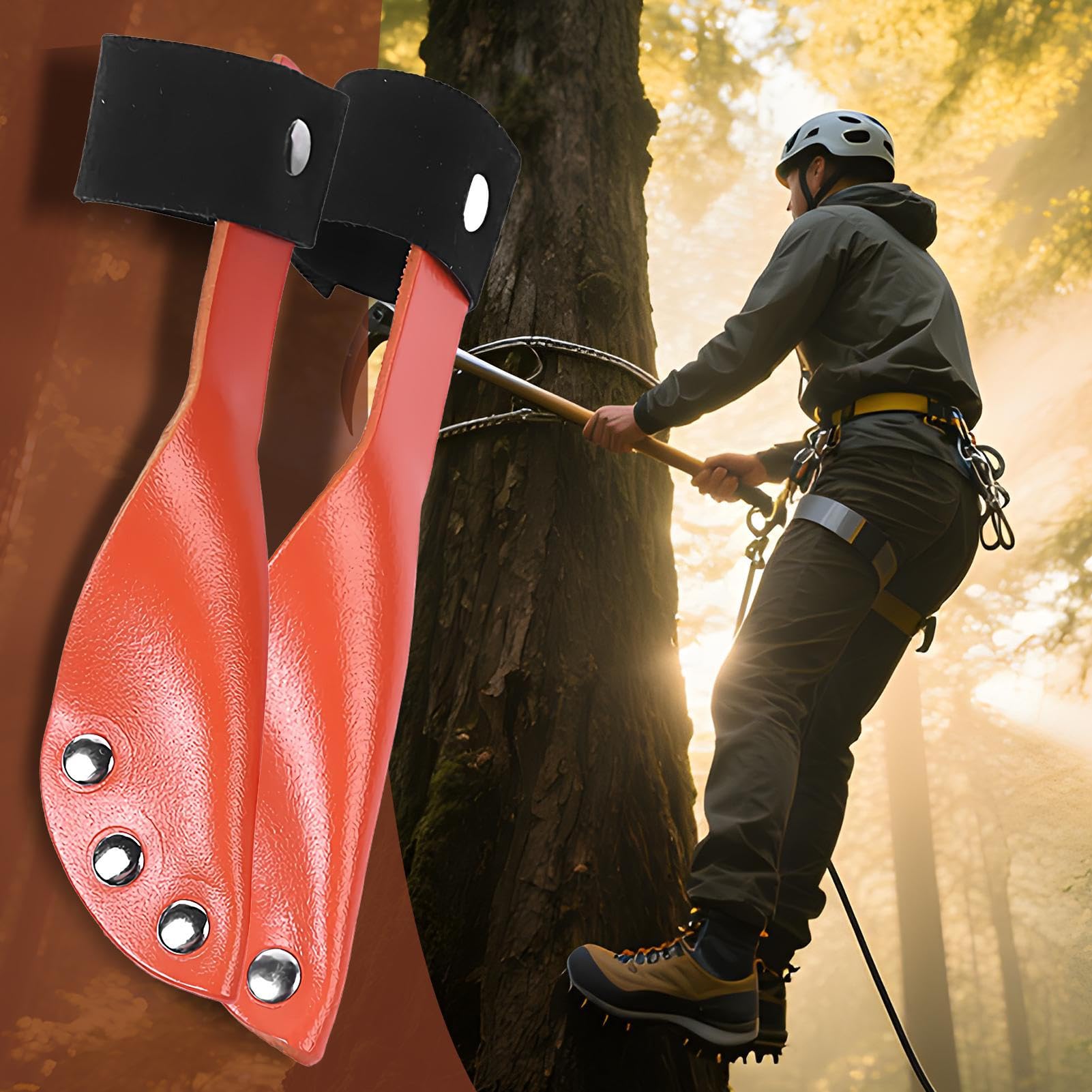 Tree Climbing Spikes Cover - Soft Flexible Guards for Climbing Gear | Secure Protective Accessories for Hikers, Arborists, Landscapers, Farmers, Workers & Outdoor Sports Climbings Equipment