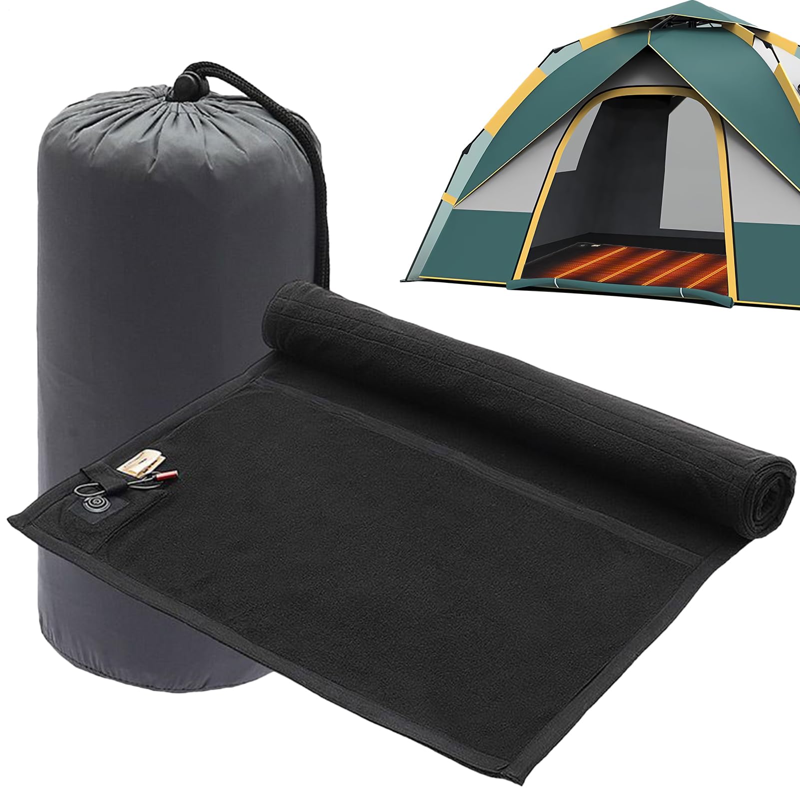 Réchauffeur De Sac De Couchage Couverture de Tapis USB Ajustable