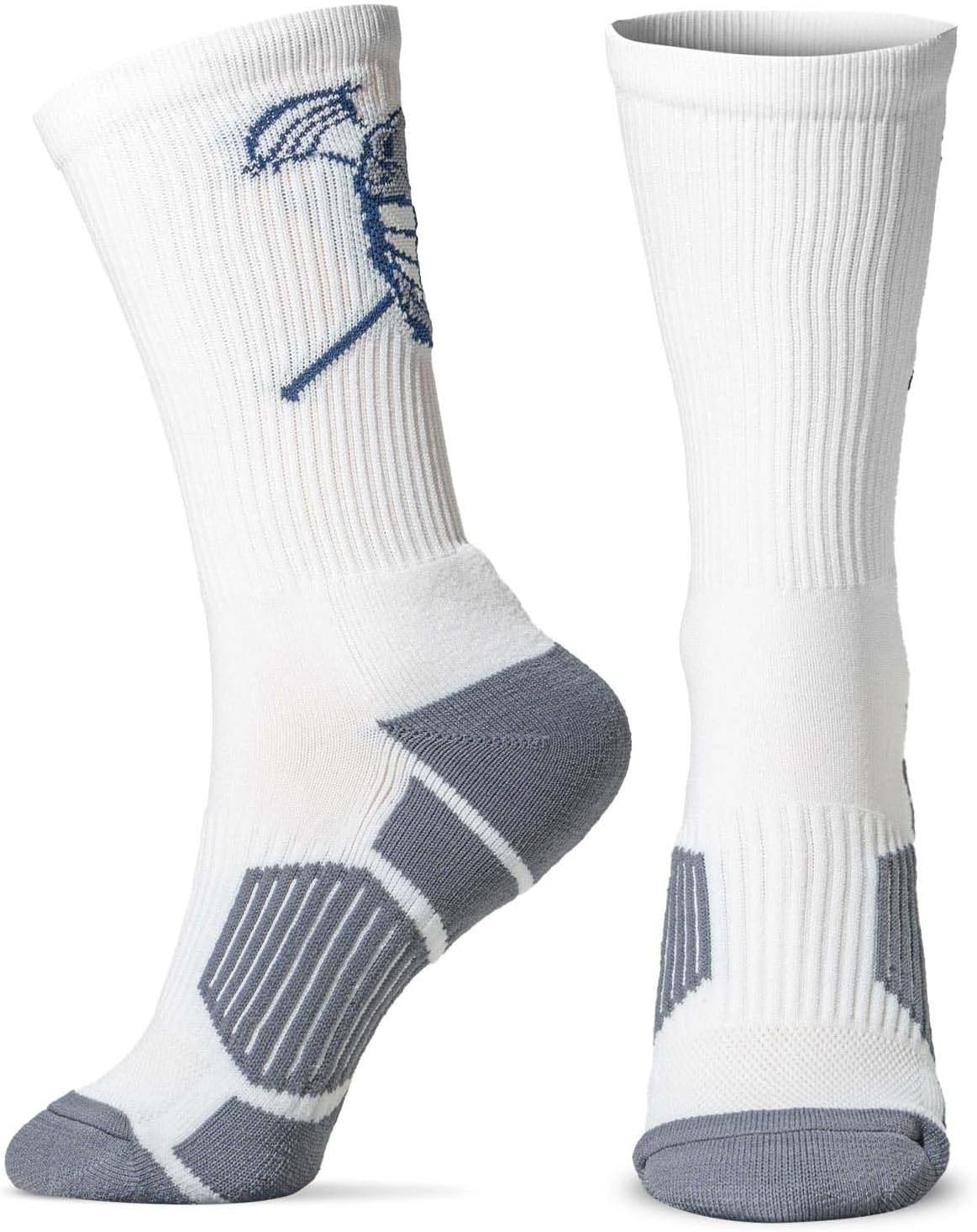 ChalkTalkSPORTS Lacrosse Athletic Mid-Calf Socks | Lax Designs | Youth & Adult Sizes - Image 2