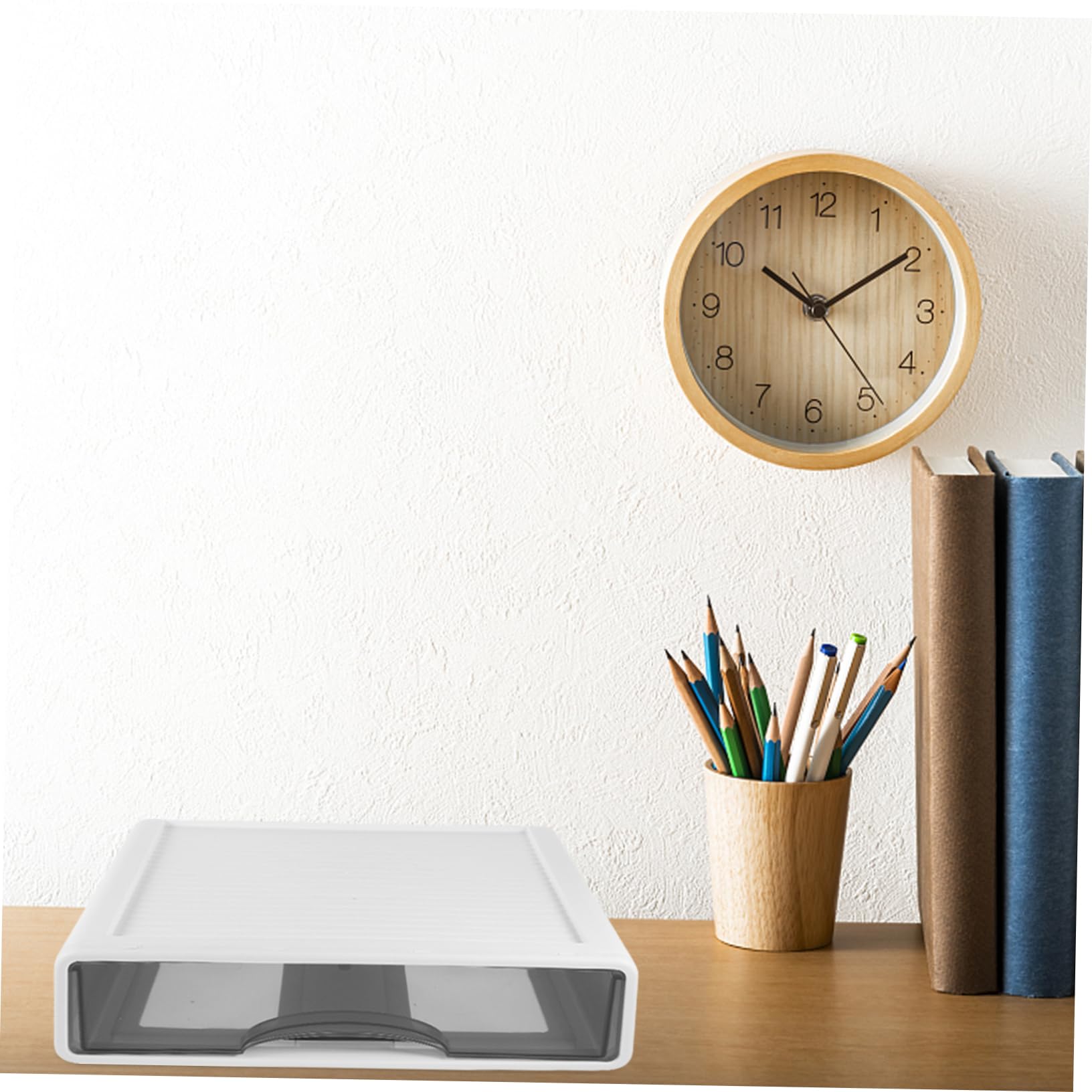 DOITOOL Organizador de Cajones de Plástico Diseño de Cajón Pequeño y Gran Capacidad para Oficina, Caja de Almacenamiento de Escritorio en Pp