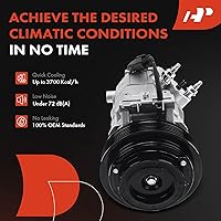Vista 7 de A-Premium Compresor de A/C con embrague compatible con Chrysler 300 2007-2010, Dodge Charger Challenger 2009-2010, Magnum 2007-2008, 3.5L 4.0L