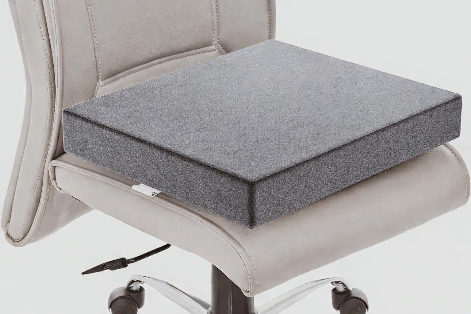 NZORD Foam Seat Cushion for Chair - for Office & Home Chair & Car Seat - for Lower Back Pain & Seat Bone Support for Comfortable Sitting (M - 18 x18 x 4 Inch, Grey)-image-42