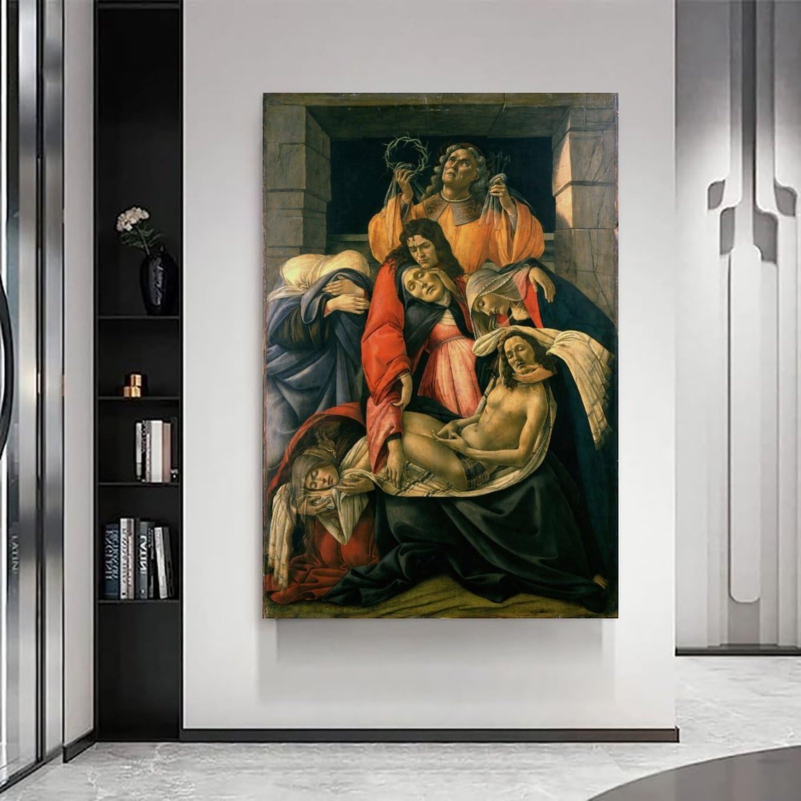 Sandro Botticelli's Painting Art Poster Lienzo Impresión artística 24 x 36 pulgadas