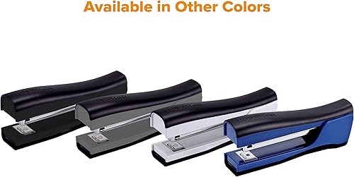 Miniatura 11 de Bostitch Office Dynamo - Engrapadora de pie con sacapuntas integrado, removedor de grapas y almacenamiento de grapas, azul marino (KT-B696-BLUE)