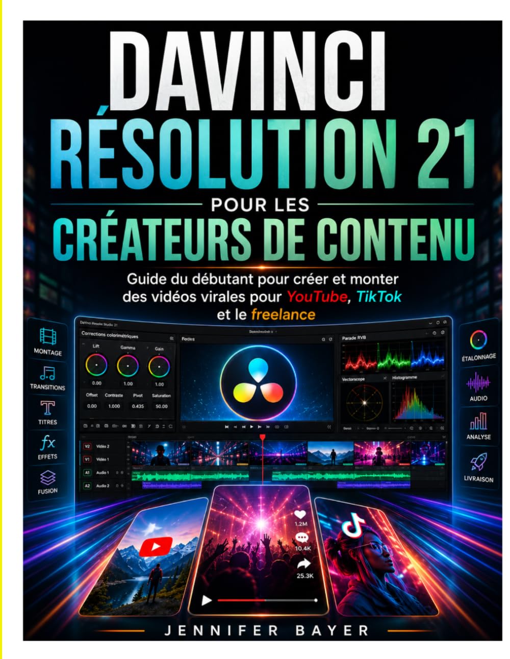 DaVinci Resolution 21 manuel de montage video freelance et tutoriel YouTube